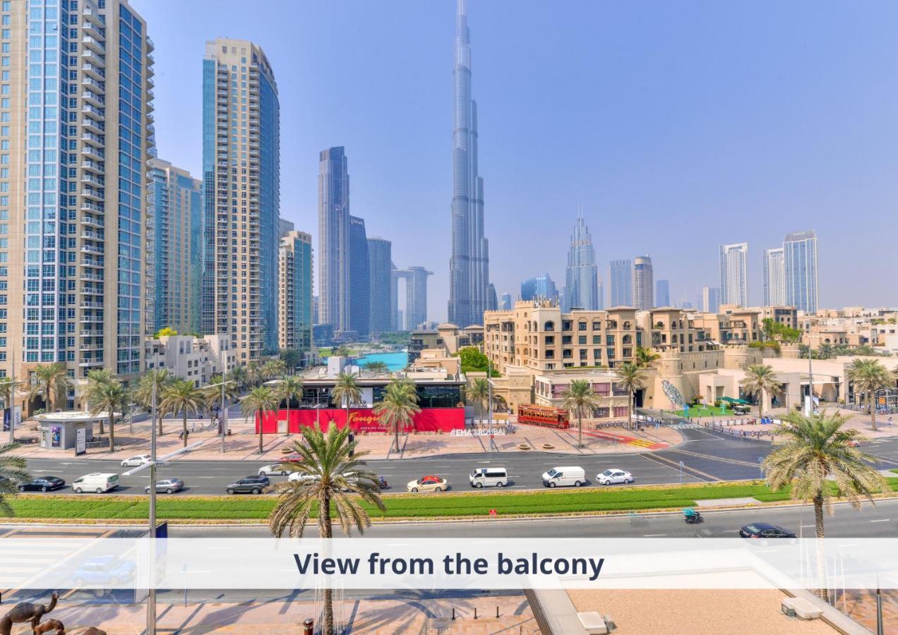 Ultra Luxury Downtown - Full Burj Khalifa View - 5 Min Walk To Dubai Mall! ภายนอก รูปภาพ